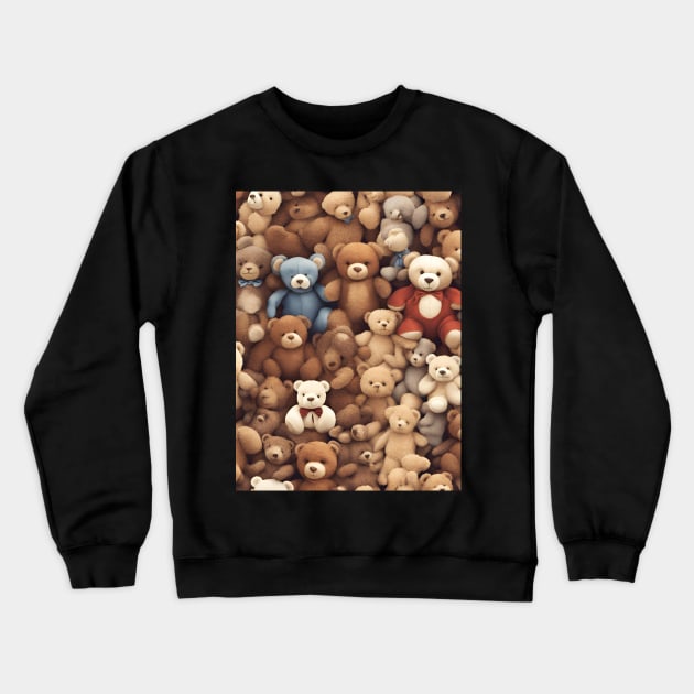 Teddy Bear Crewneck Sweatshirt by Abeer Ahmad